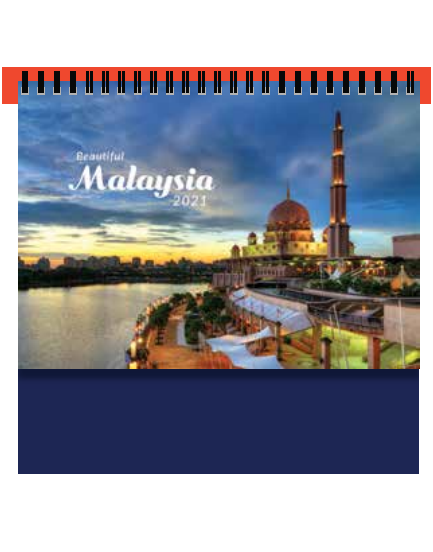 PGM ED Desktop Calendar - Beautiful Malaysia (H)